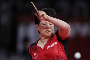 日本女团3-0卢森堡晋级世乒赛女团八强，62岁老将倪夏莲被打11-0